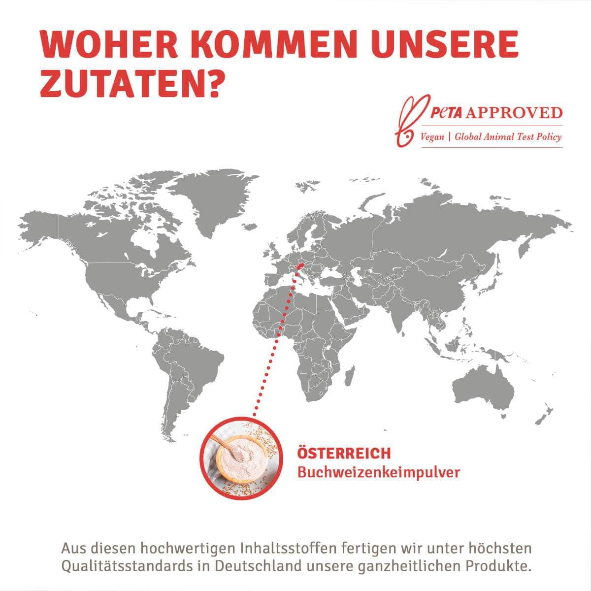 InnoNature Kapseln Buchweizen Keimlinge: Vitamin B3 Kapseln