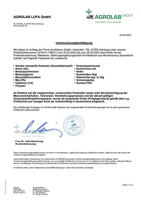 InnoNature Kapseln Melatonin Kapseln