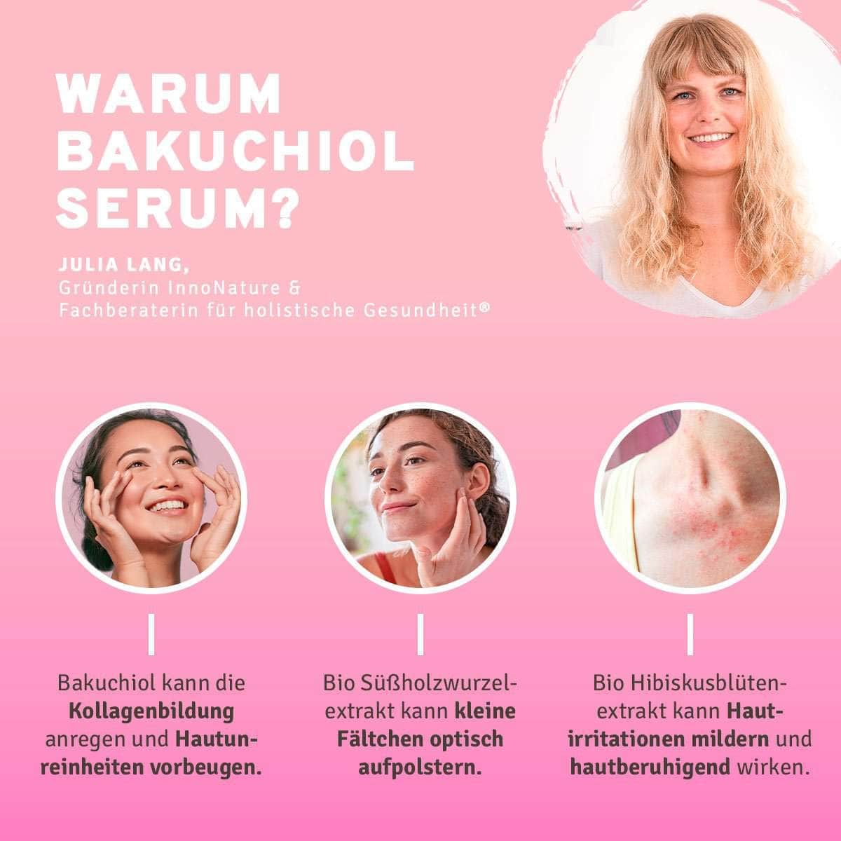 InnoNature Öl 1x Vorteil (1x Aloe Hyaluron Serum, 1x Bakuchiol Serum) Day & Night Seren Set