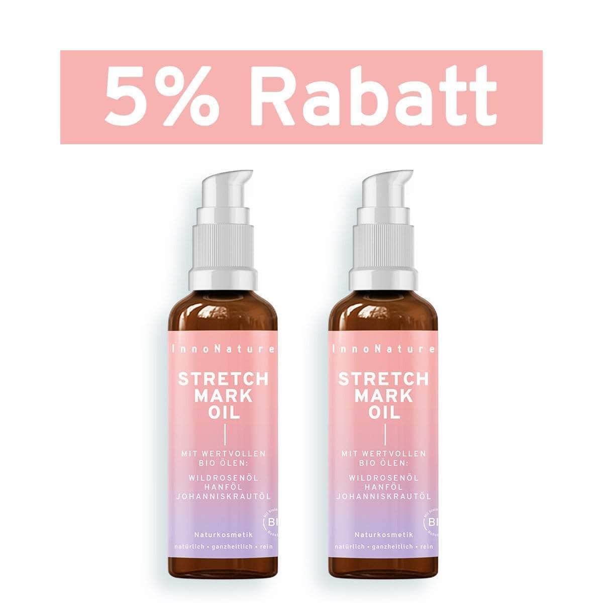 InnoNature Öl 2x75ml Bio Stretch Mark Oil