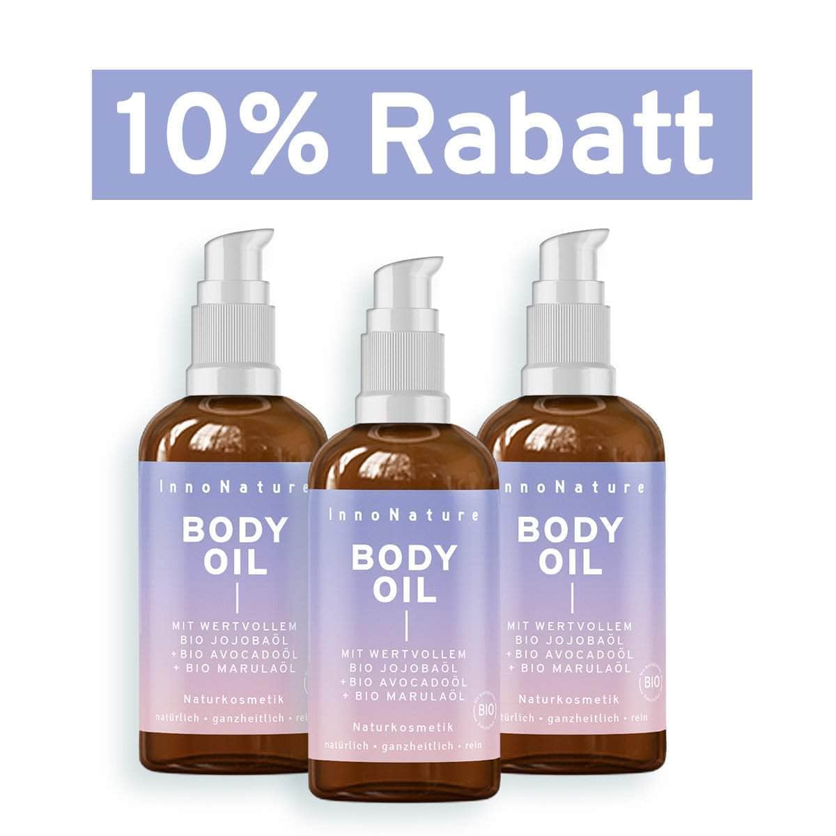 InnoNature Öl 3x100ml Bio Body Oil