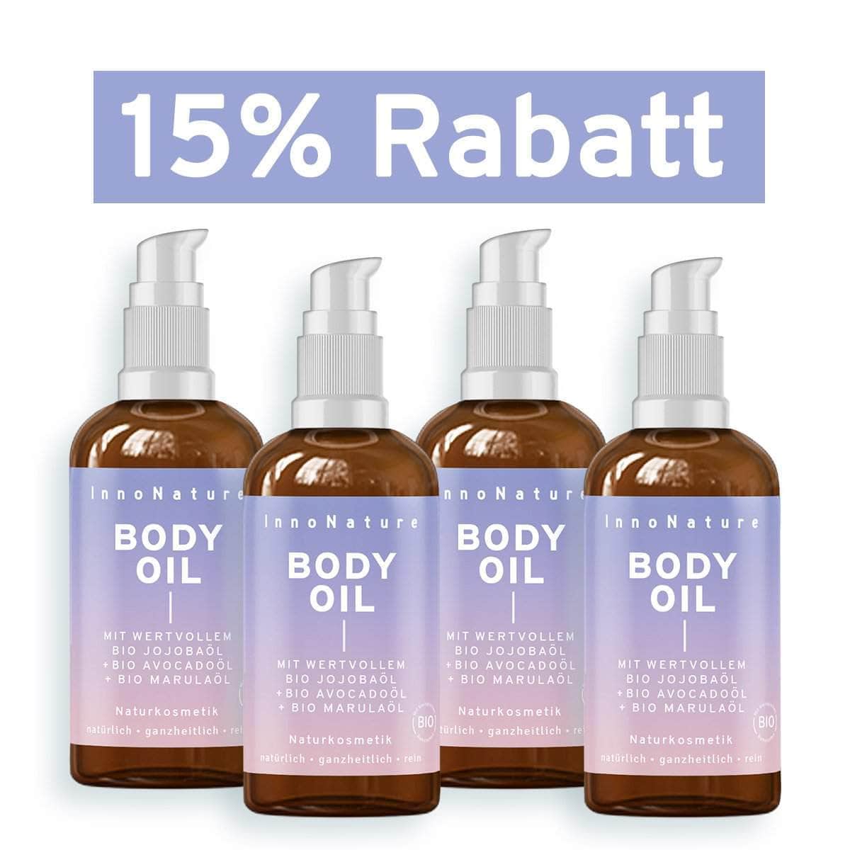 InnoNature Öl 4x100ml Bio Body Oil