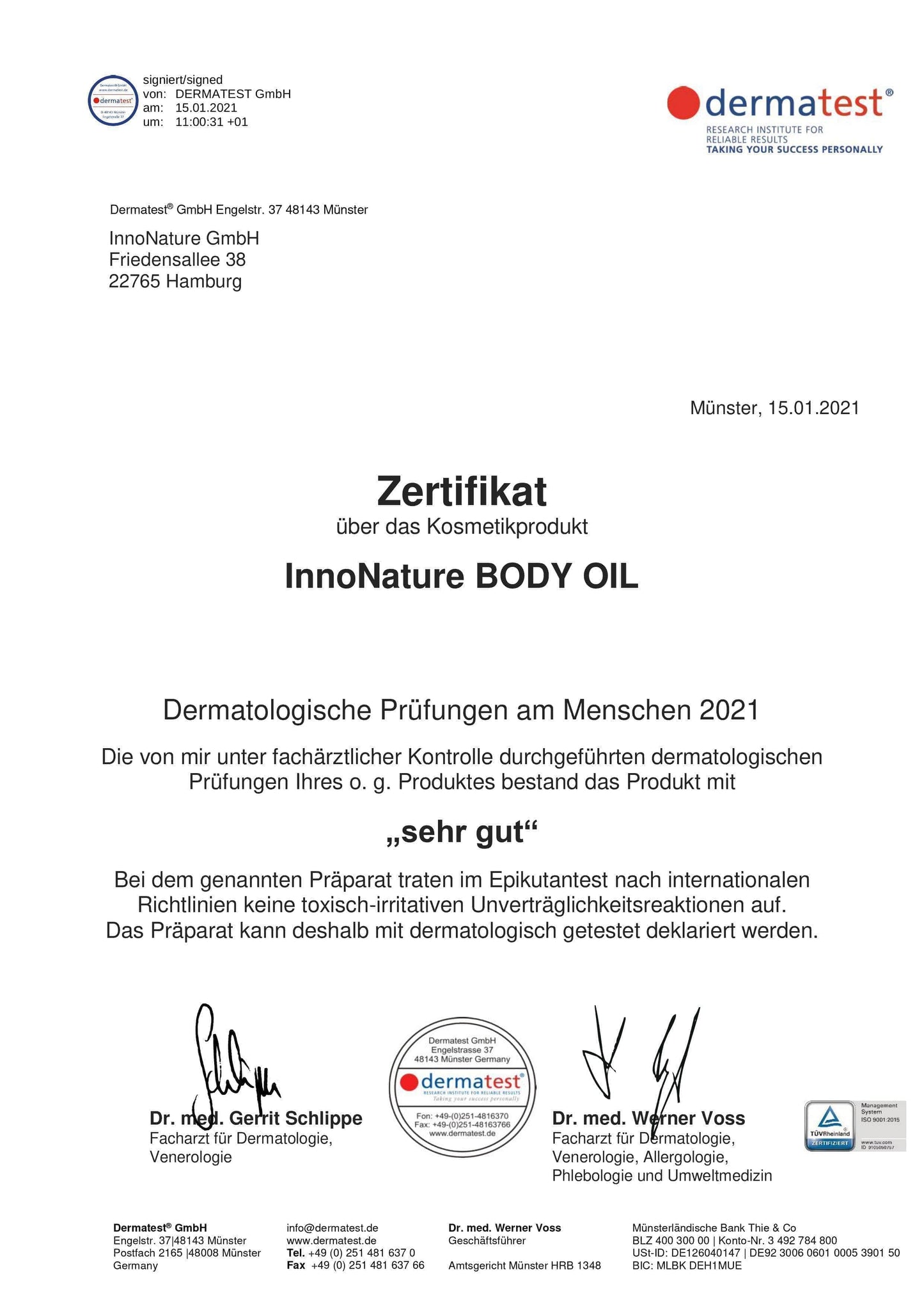 InnoNature Öl Bio Body Oil