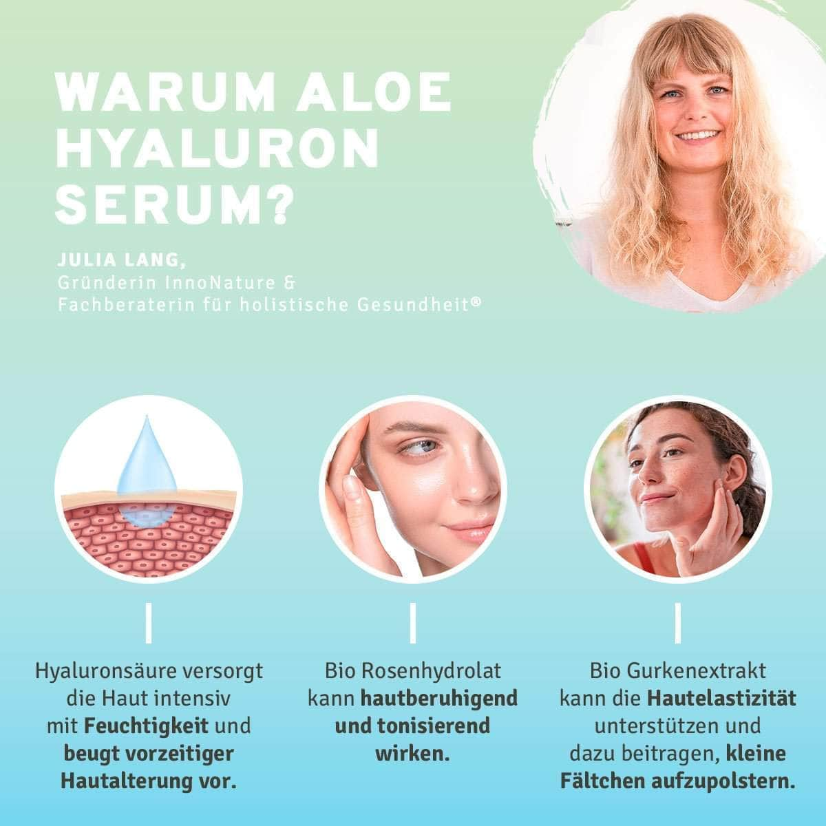 InnoNature Serum Aloe Hyaluron Serum: Feuchtigkeitsboost