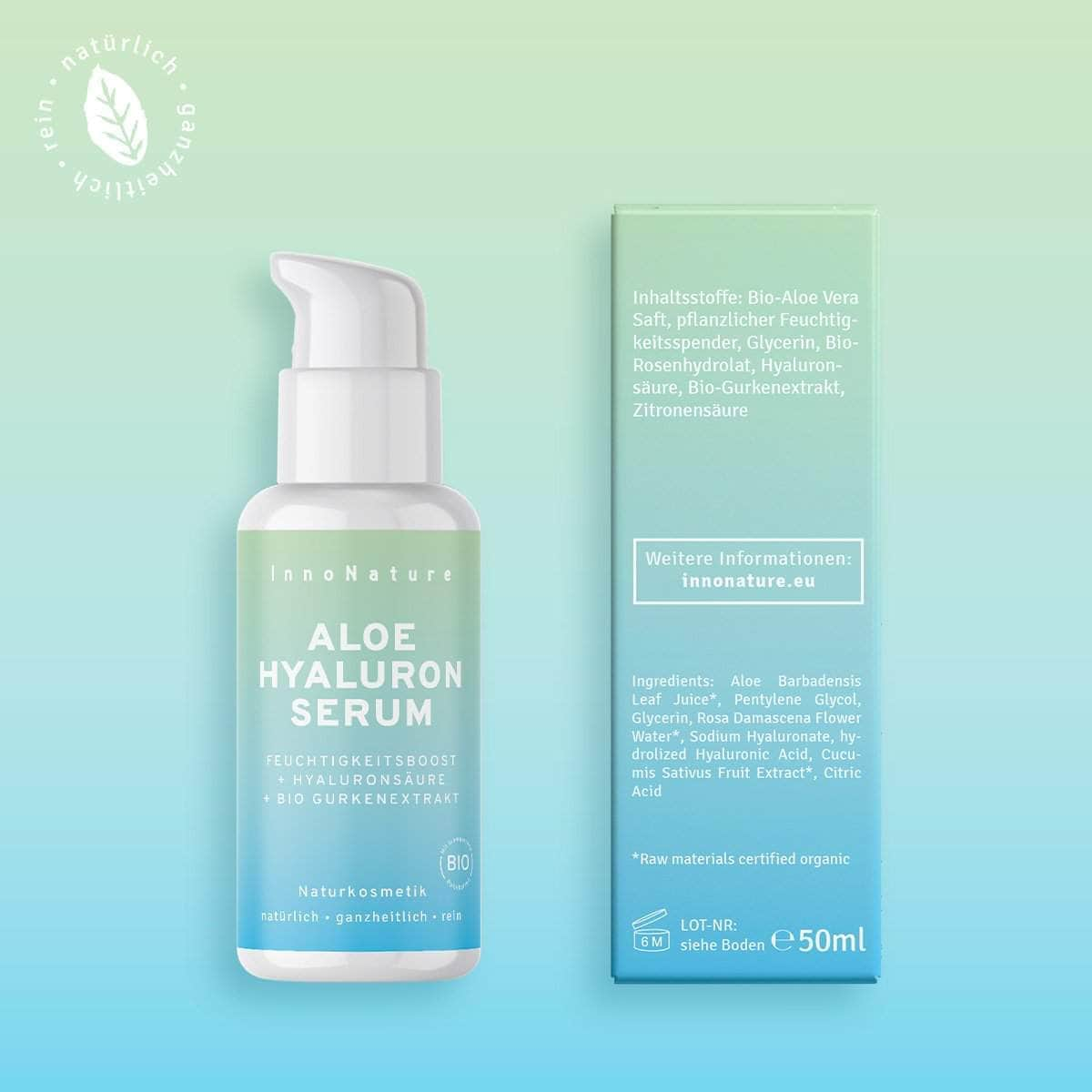 InnoNature Serum Aloe Hyaluron Serum: Feuchtigkeitsboost