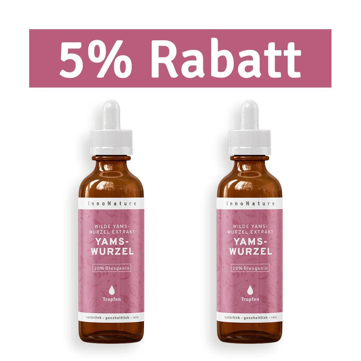 InnoNature Tropfen 2x75ml Wilde Yamswurzel Extrakt Tropfen