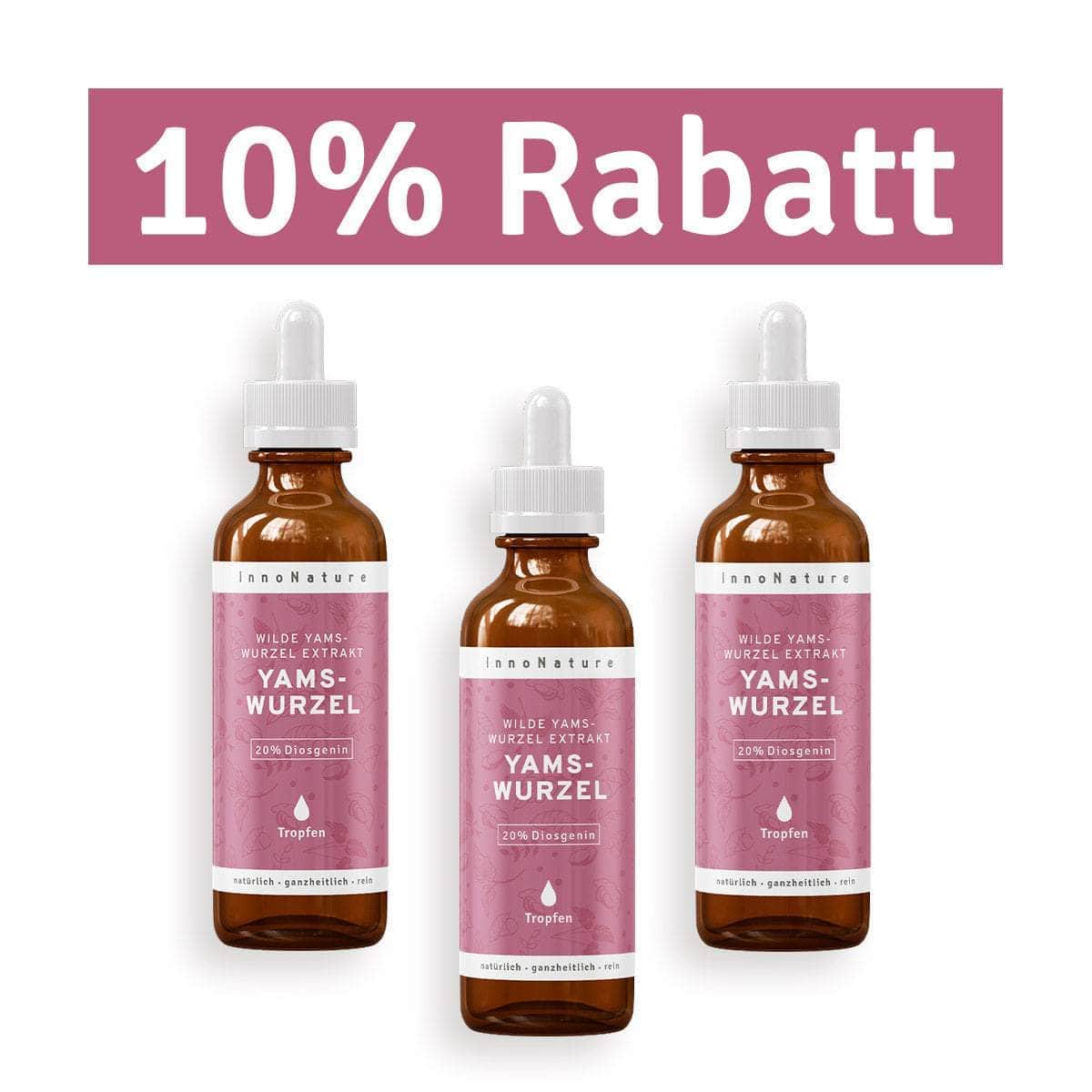 InnoNature Tropfen 3x75ml Wilde Yamswurzel Extrakt Tropfen