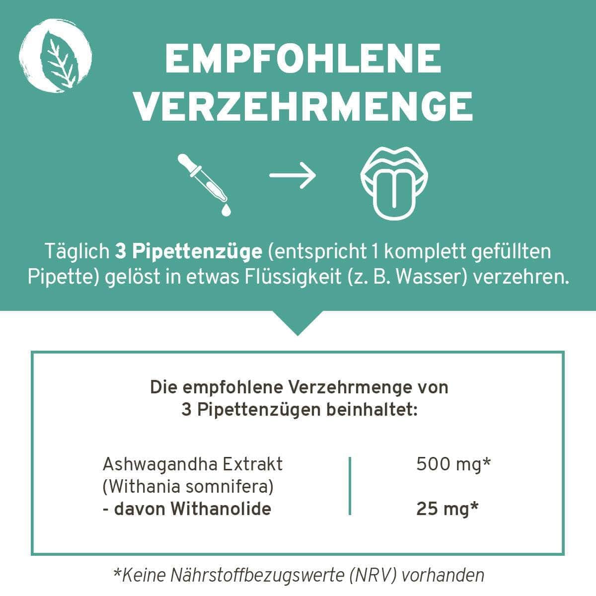 InnoNature Tropfen Ashwagandha Wurzel Extrakt Tropfen