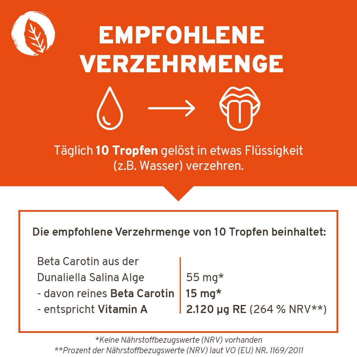 InnoNature Tropfen Beta Carotin Tropfen