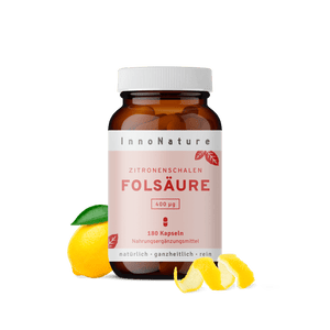 Folsäure Kapseln: Vitamin B9 aus Zitronenschalen