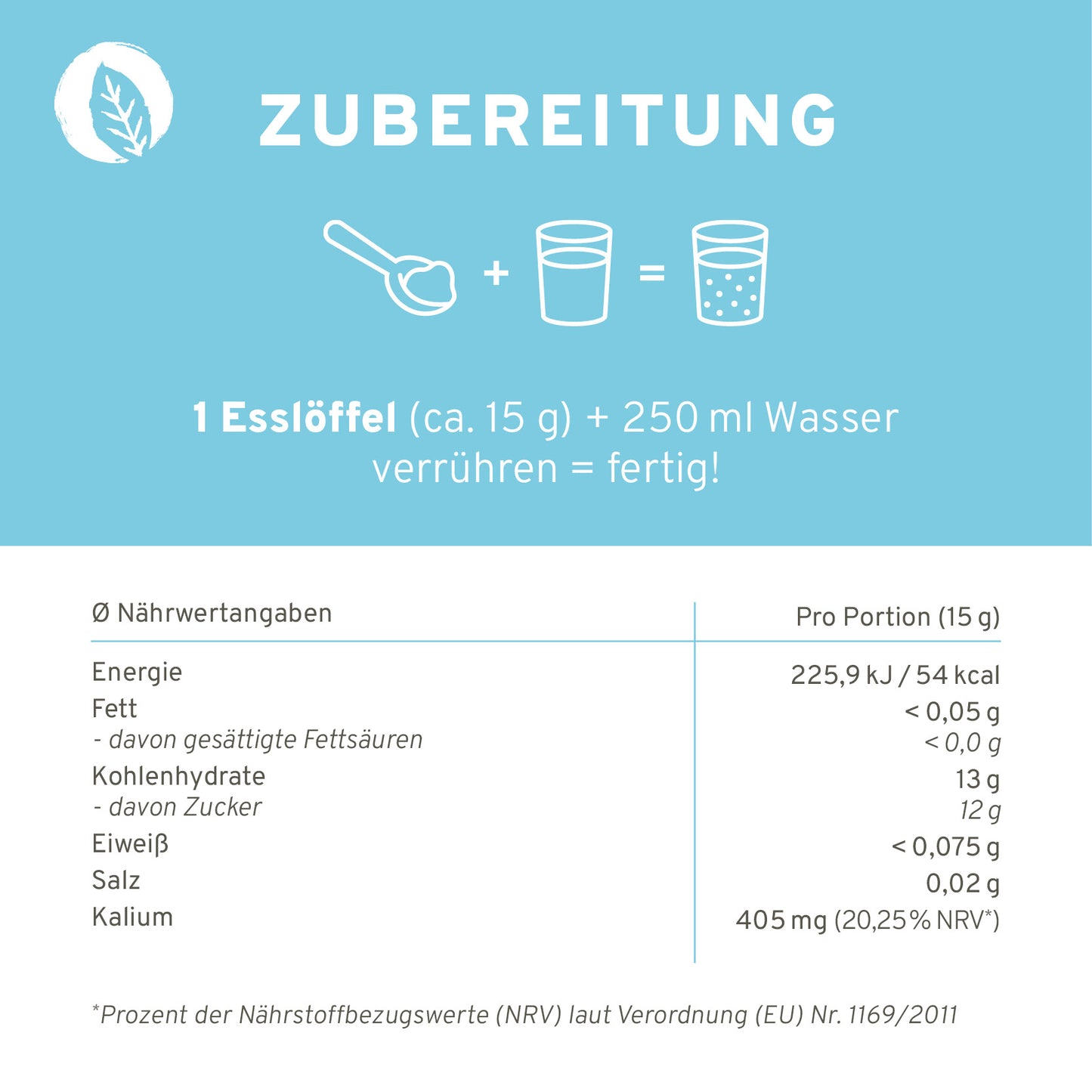 Kokoswasser Pulver