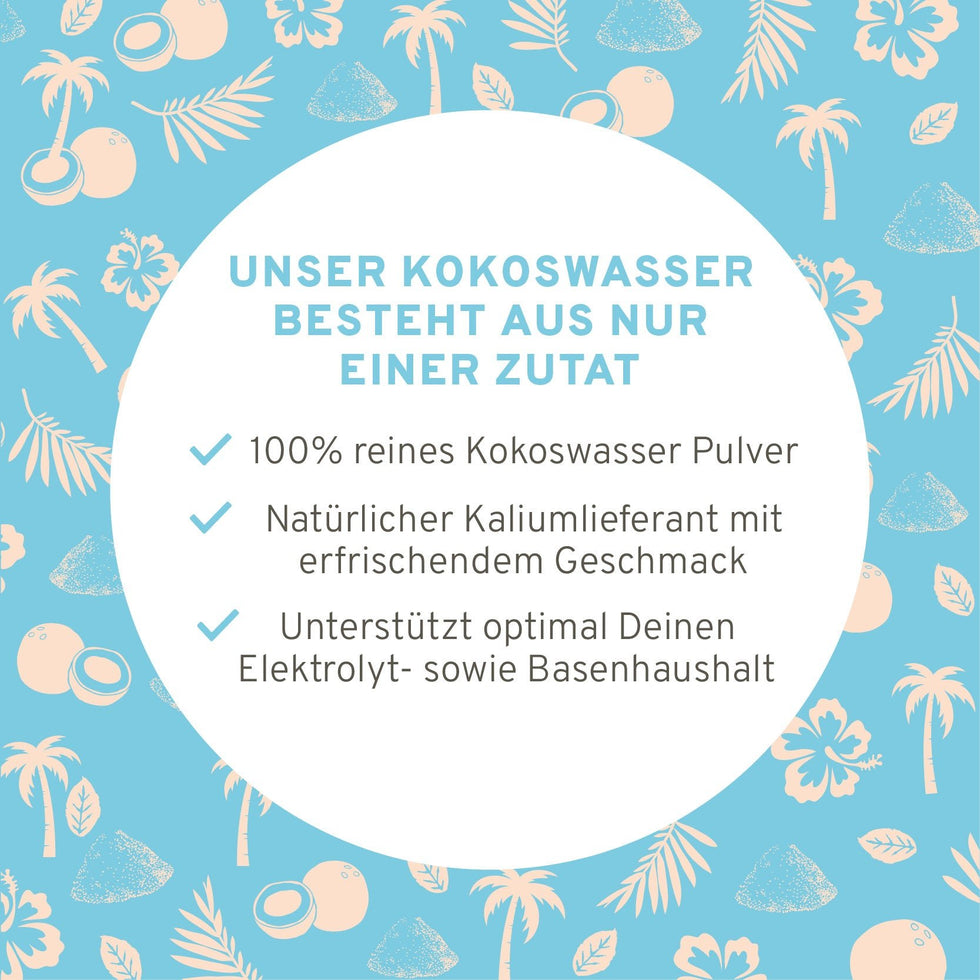 Kokoswasser Pulver
