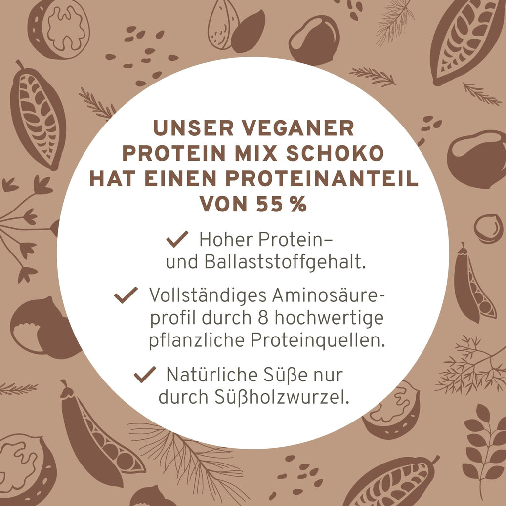 Bio Veganer Protein Mix Schoko