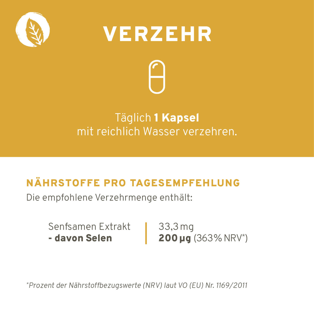 Natürliche Selen Kapseln