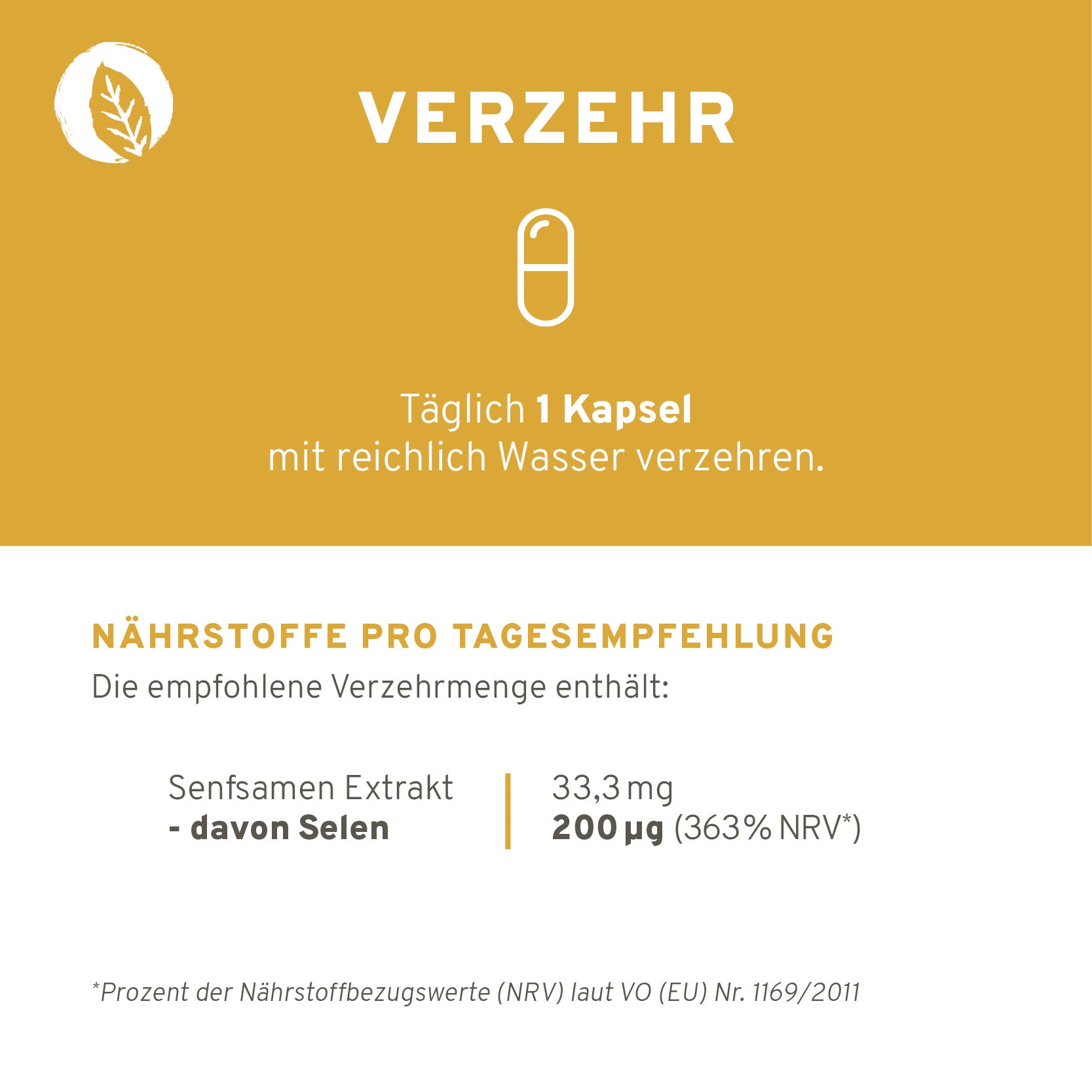 Natürliche Selen Kapseln