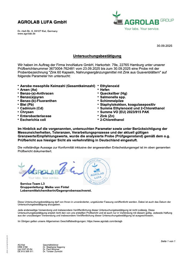 Guavenblätter: Natürliche Zink Kapseln
