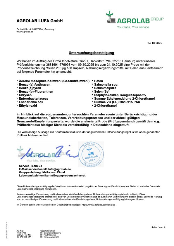 Natürliche Selen Kapseln