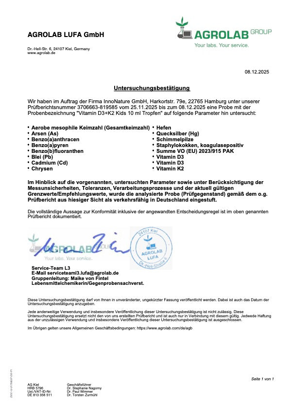 Vitamin D3 + K2 Kids Tropfen