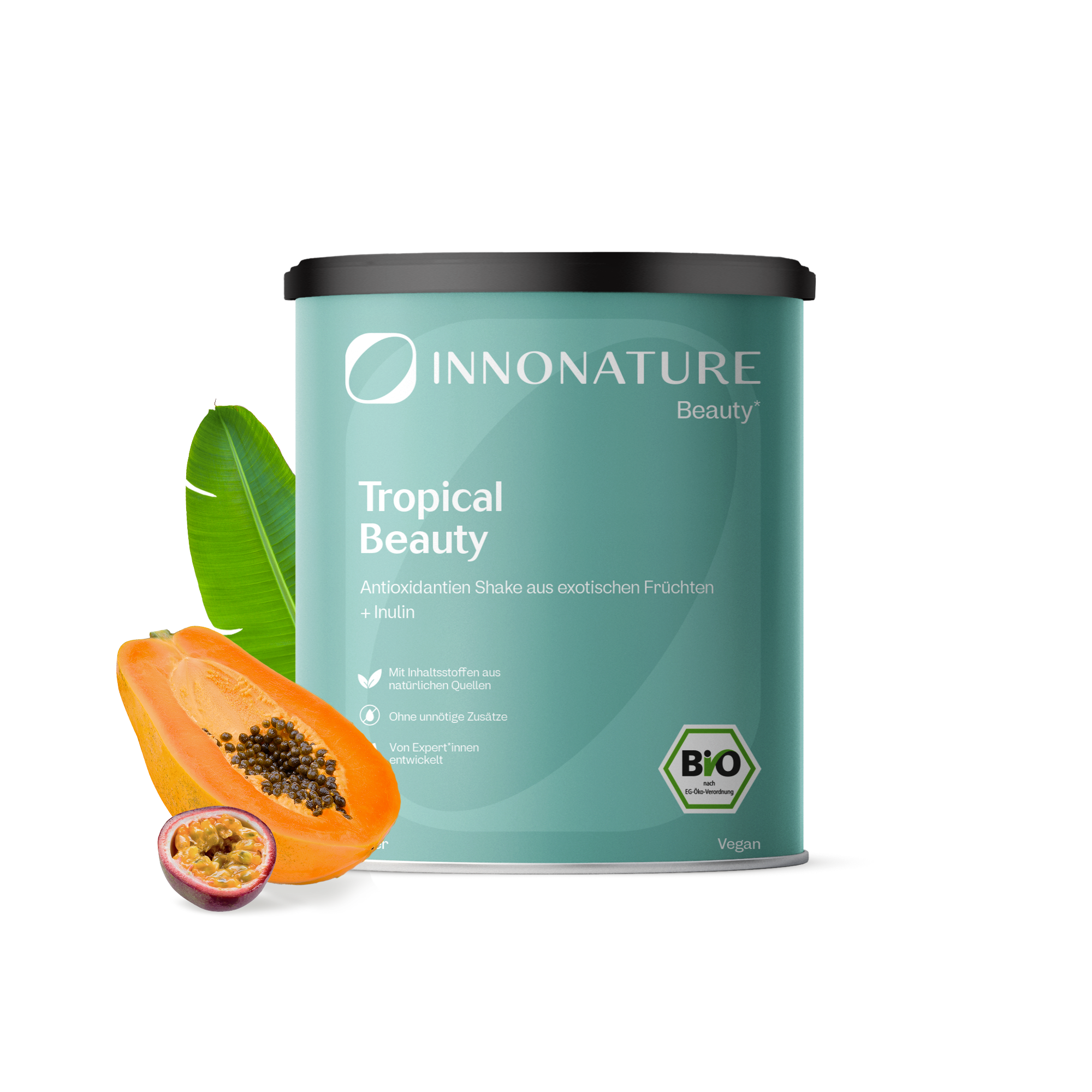 Bio Tropical Beauty Superfood Pulver: Antioxidantienshake aus exotischen Früchten