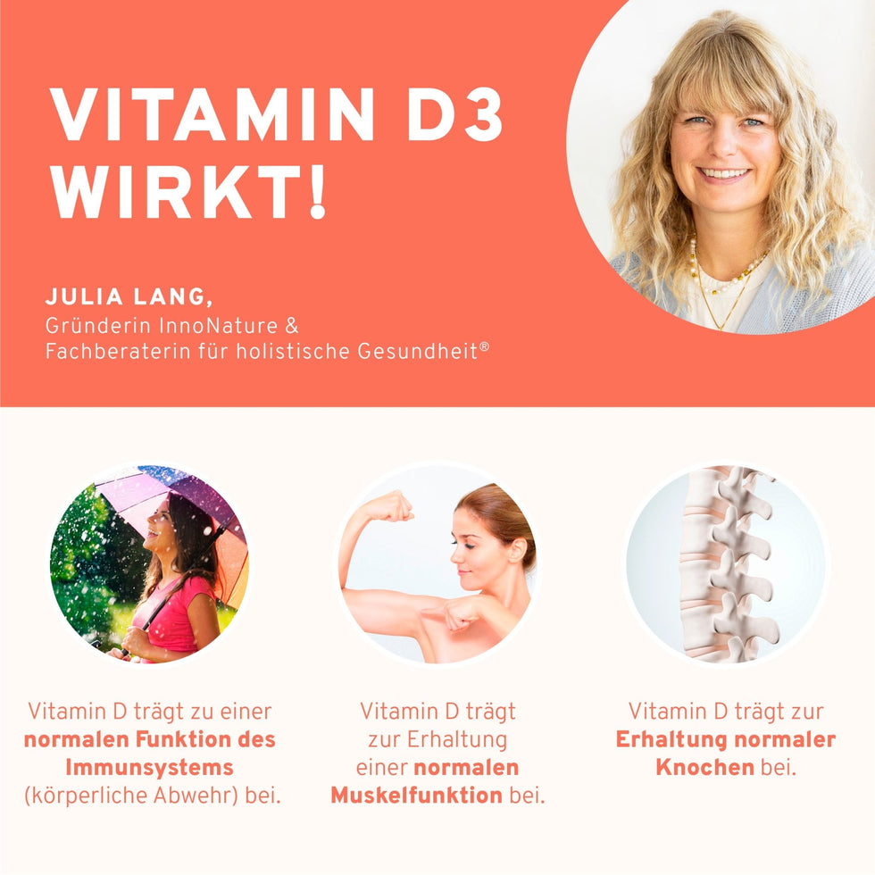 Vitamin D3 1.000 I.E. 60 Kapseln
