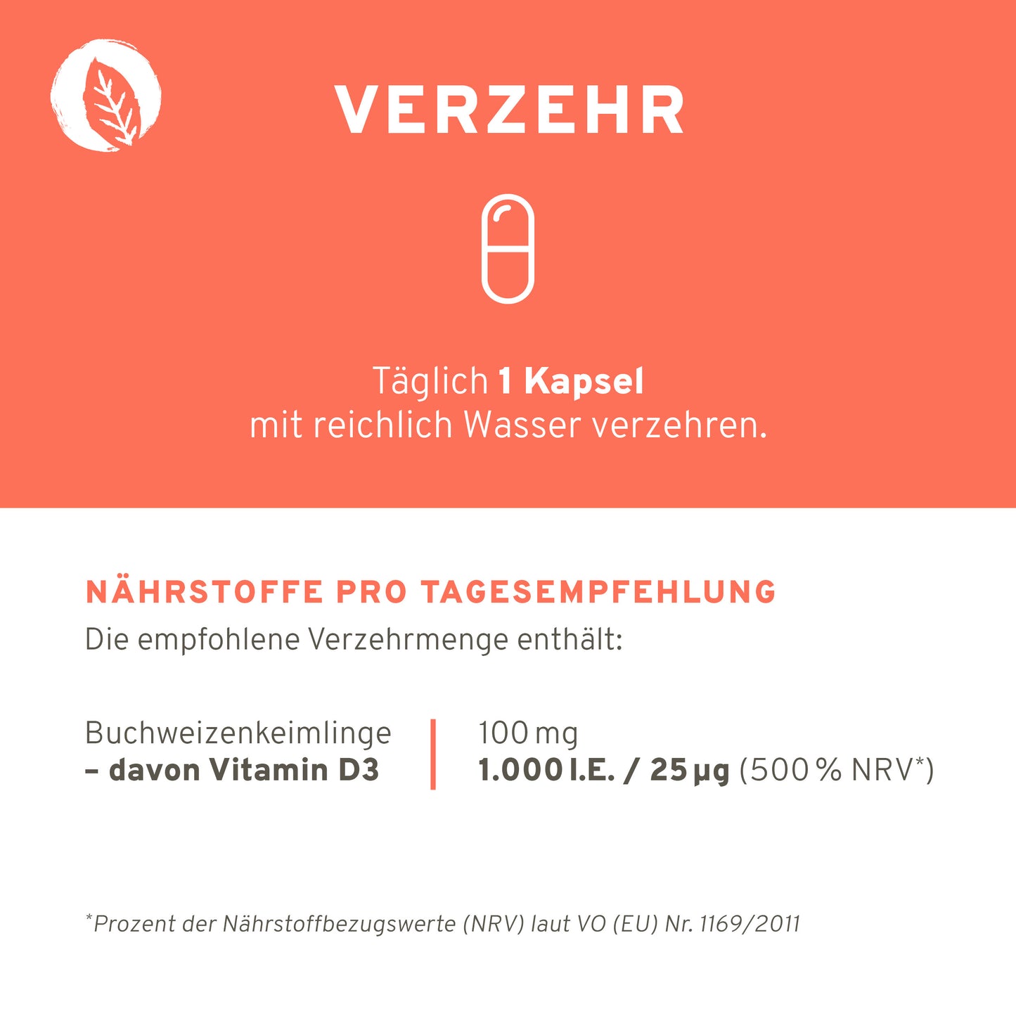 Vitamin D3 1.000 I.E. 60 Kapseln