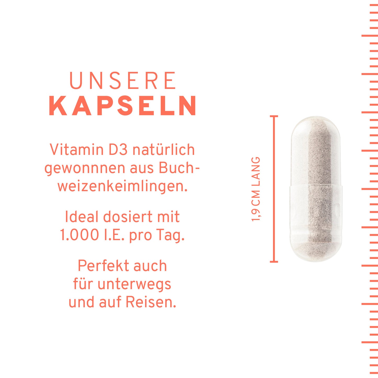 Vitamin D3 1.000 I.E. 60 Kapseln