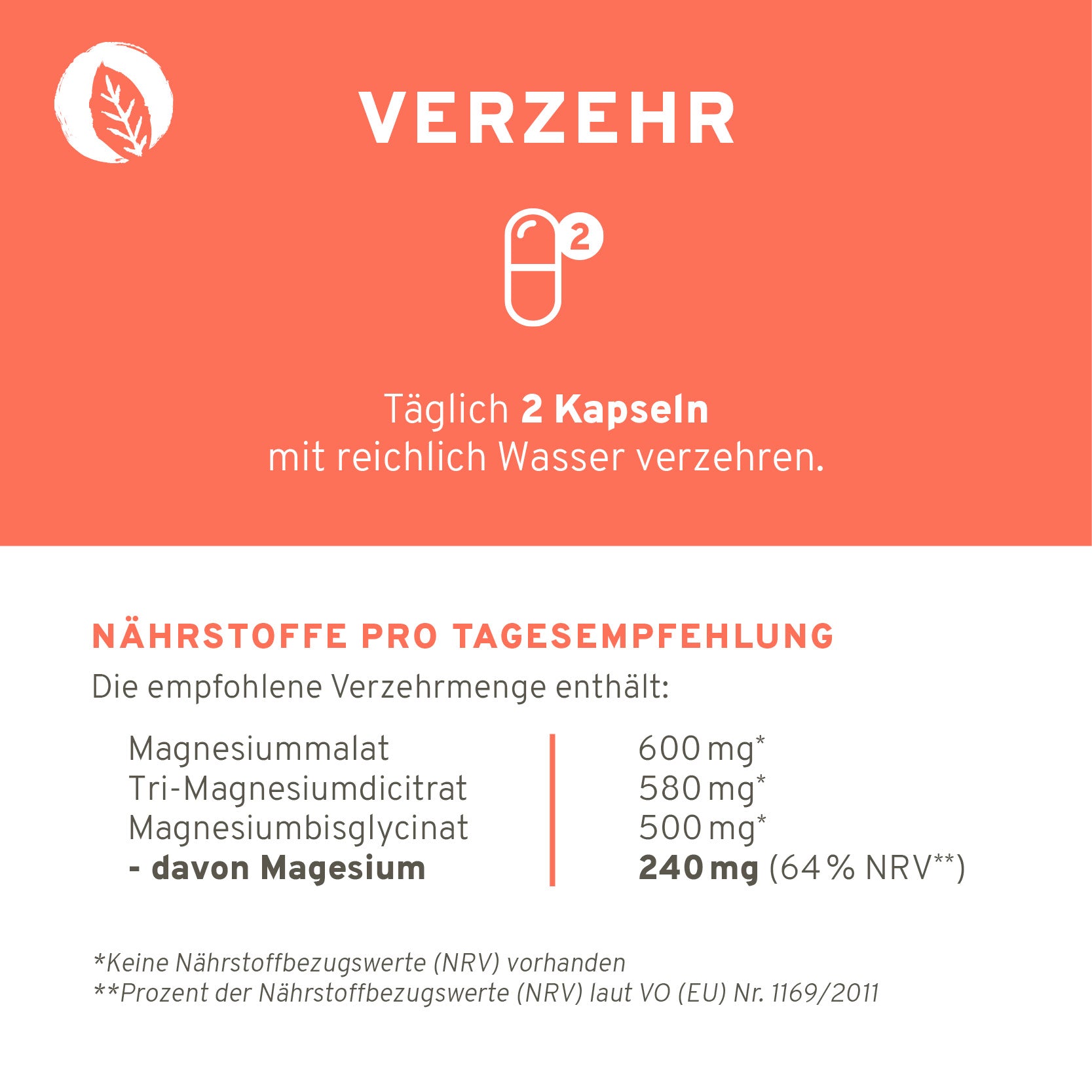 Magnesium Komplex 120 Kapseln