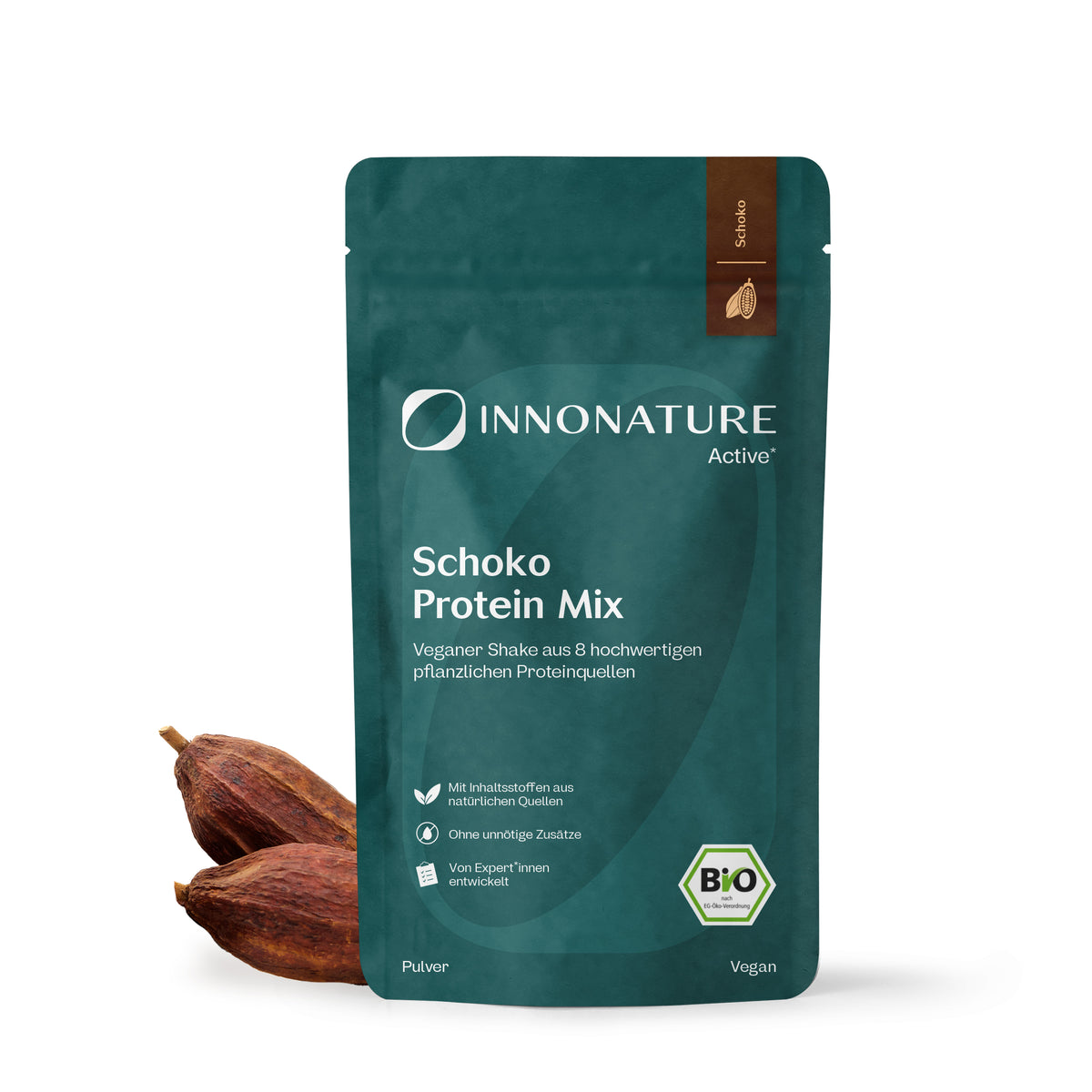 Bio Veganer Protein Mix Schoko - 1x 450g (30 Portionen)