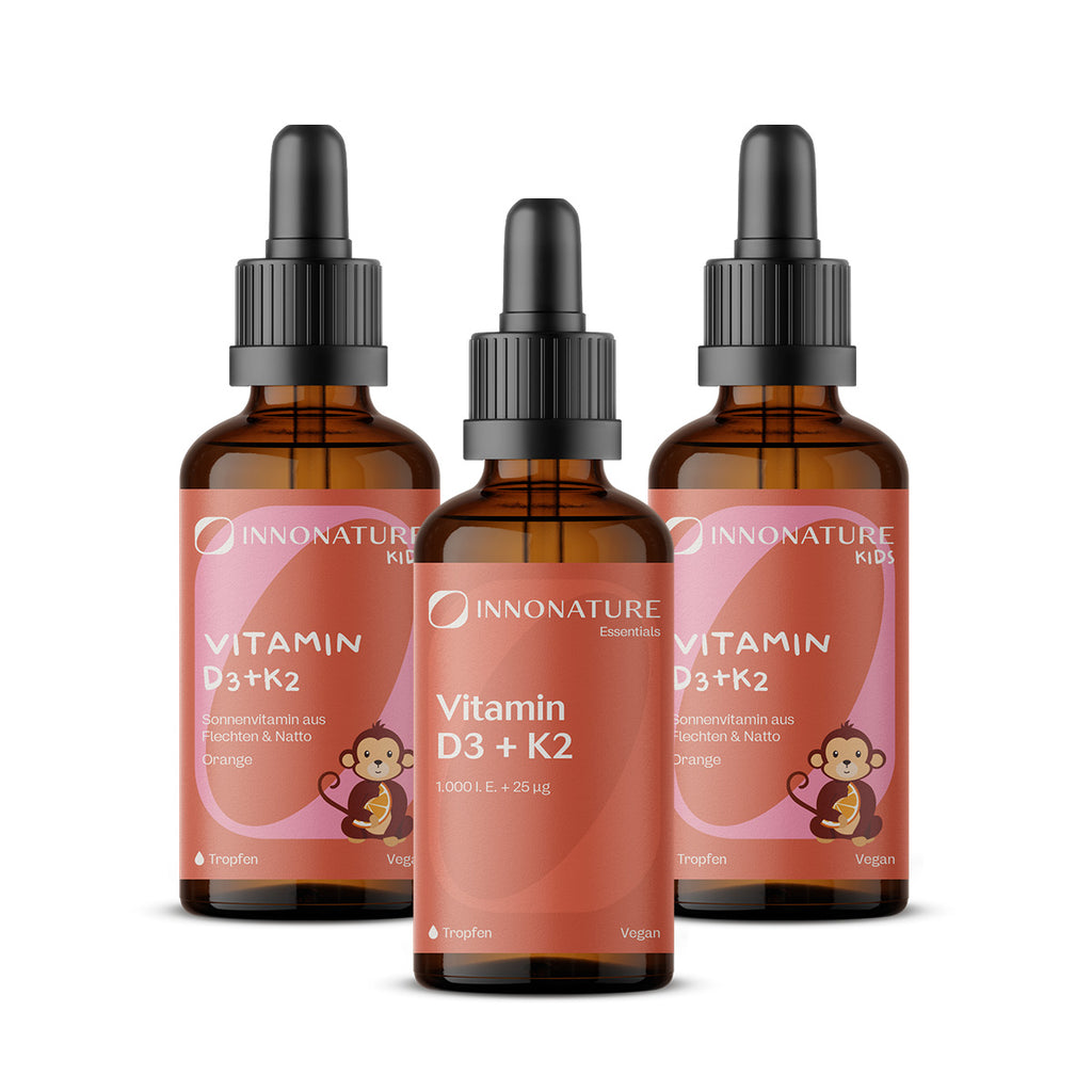 Vitamin D3 + K2 Family Paket