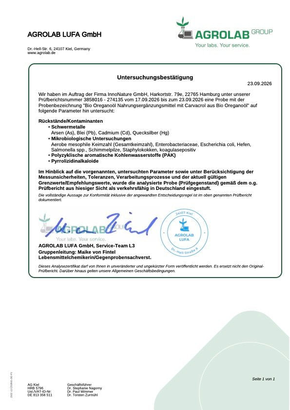 Bio Oreganoöl Kapseln