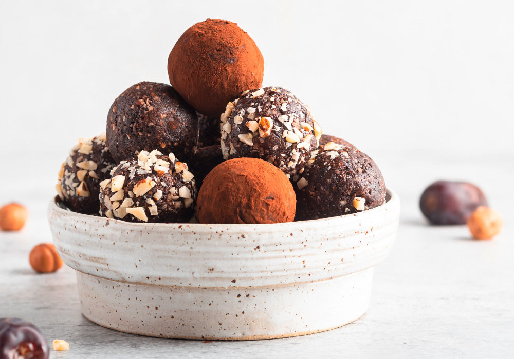 Blissballs in einer Schüssel