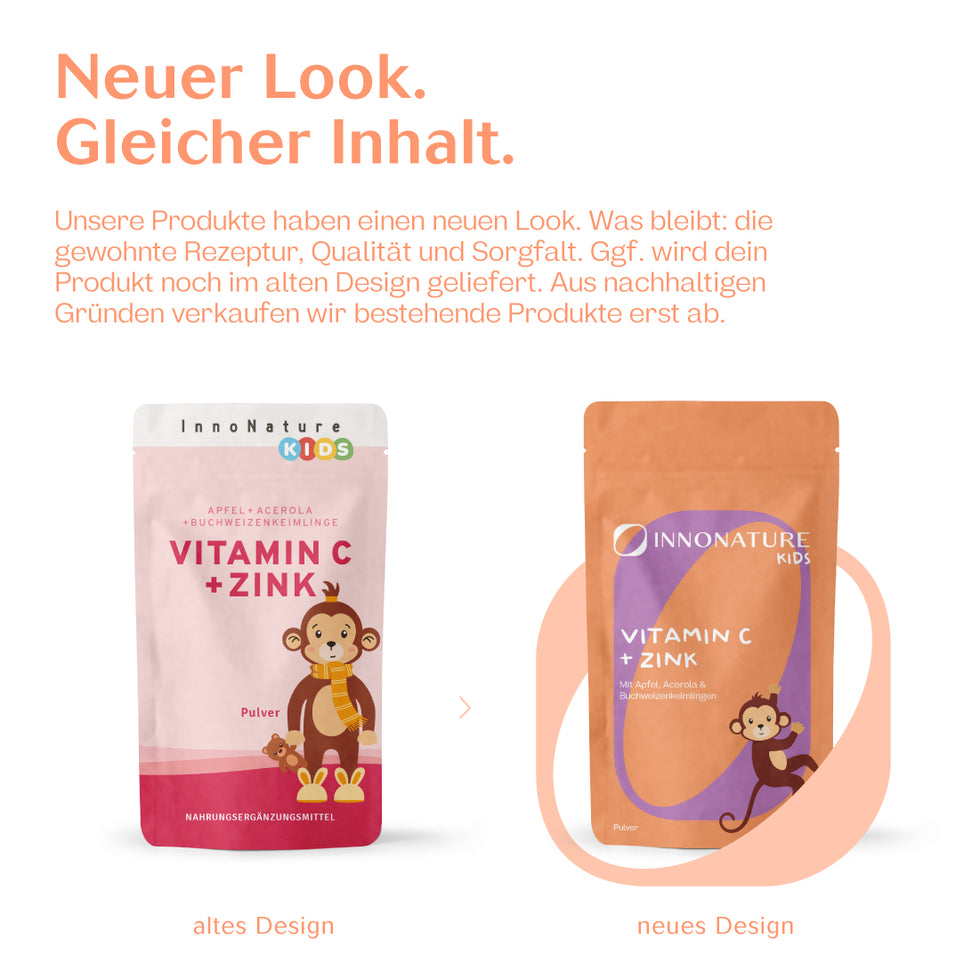 Vitamin C + Zink Kids Pulver 50g
