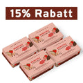 InnoNature 4x 6 Riegel à 38g Menstru® Chocbar: Veganer Schokoladenriegel mit Vitamin B6, Eisen und Maca - VORTEILSPAKET
