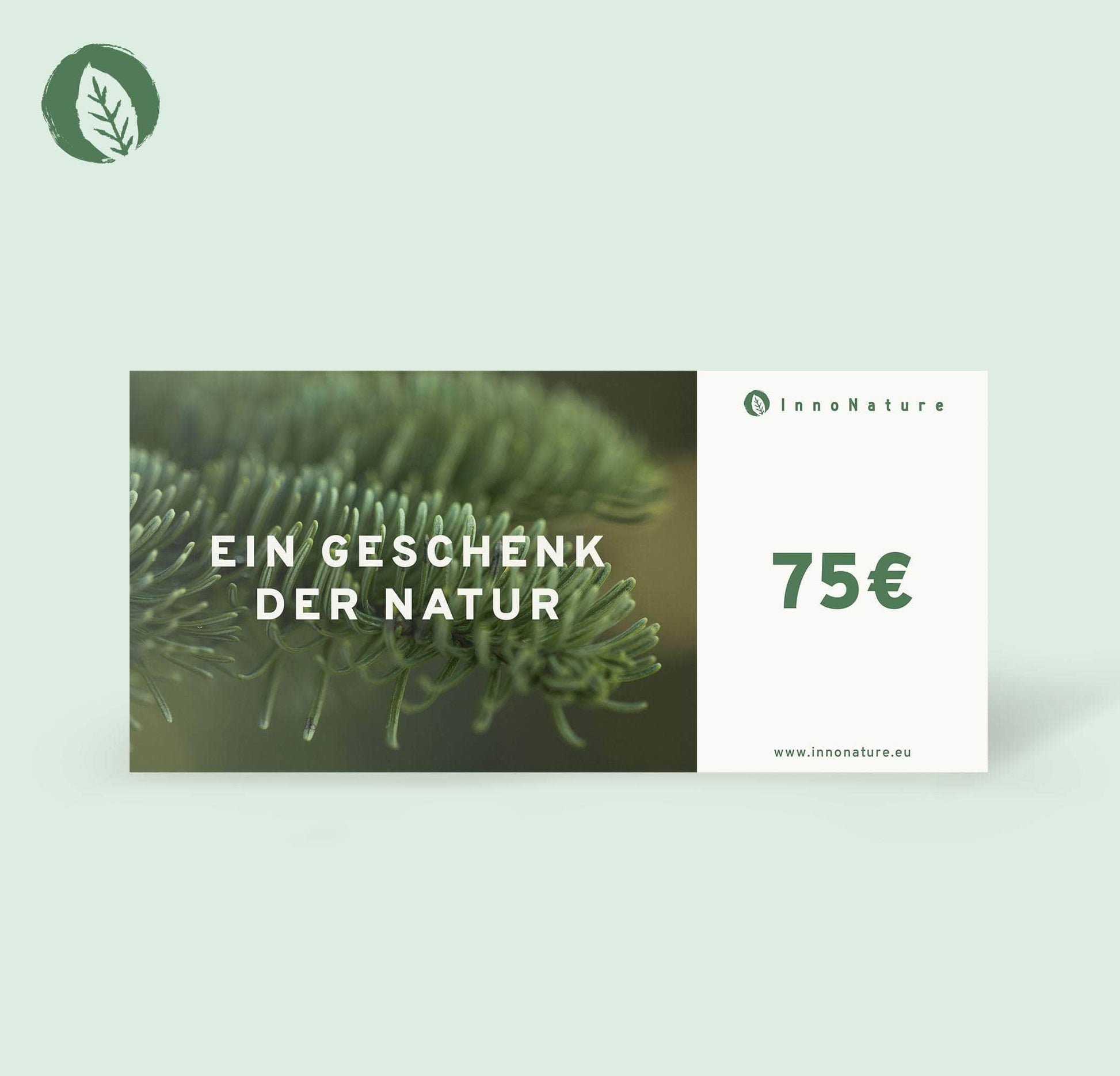 InnoNature Gift Cards €75.00 Test von PDF Gutschein zum SELBSTAUSDRUCKEN