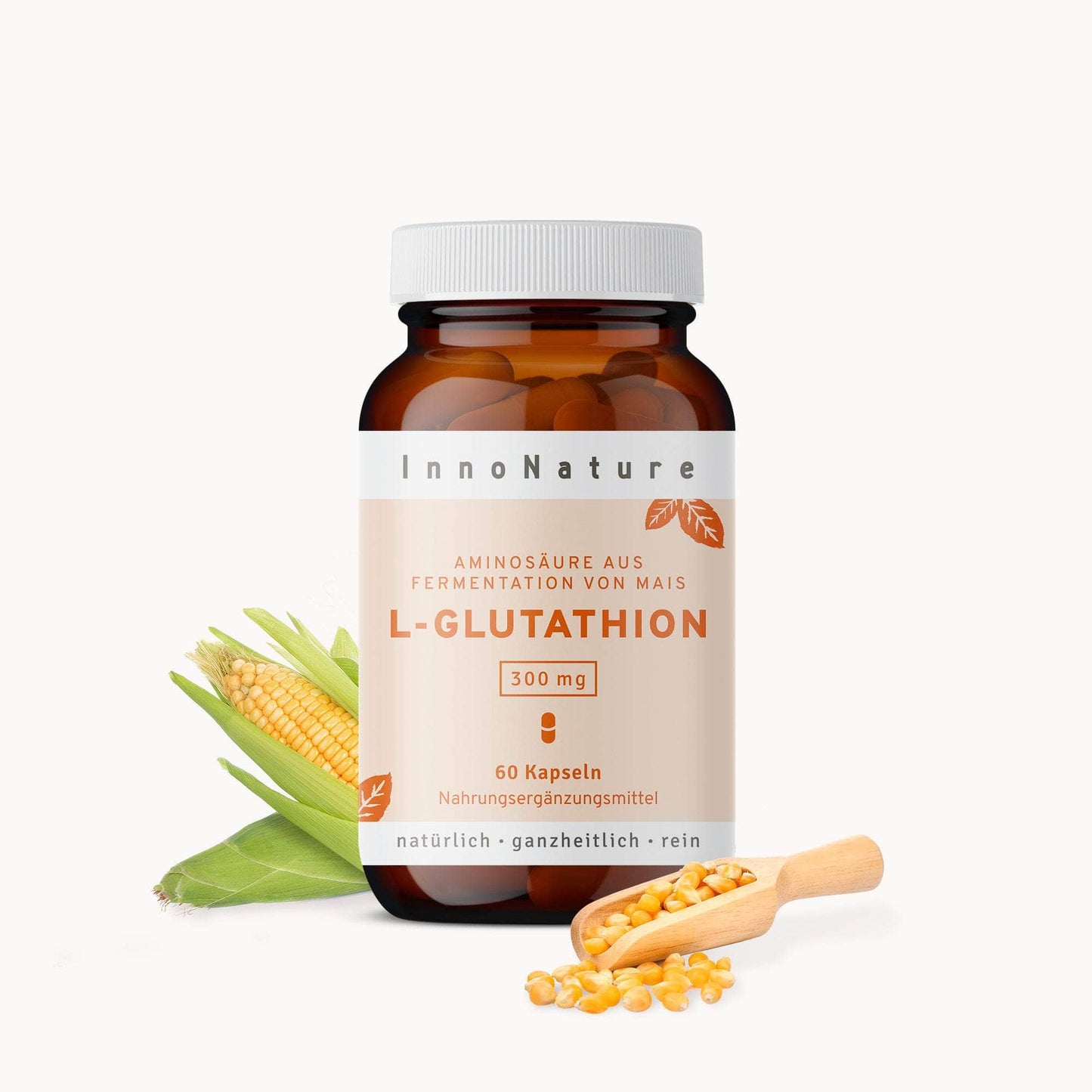 L-Glutathion Kapseln: Aminosure-Tripeptid (300mg) - InnoNature L-Glutathion Kapseln: Aminosure-Tripeptid (300mg) - InnoNature