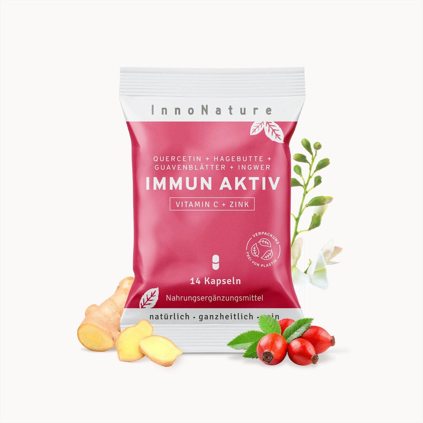 InnoNature Kapseln 1x Wochenvorrat (14 Kapseln) Mini Immun Aktiv Kapseln
