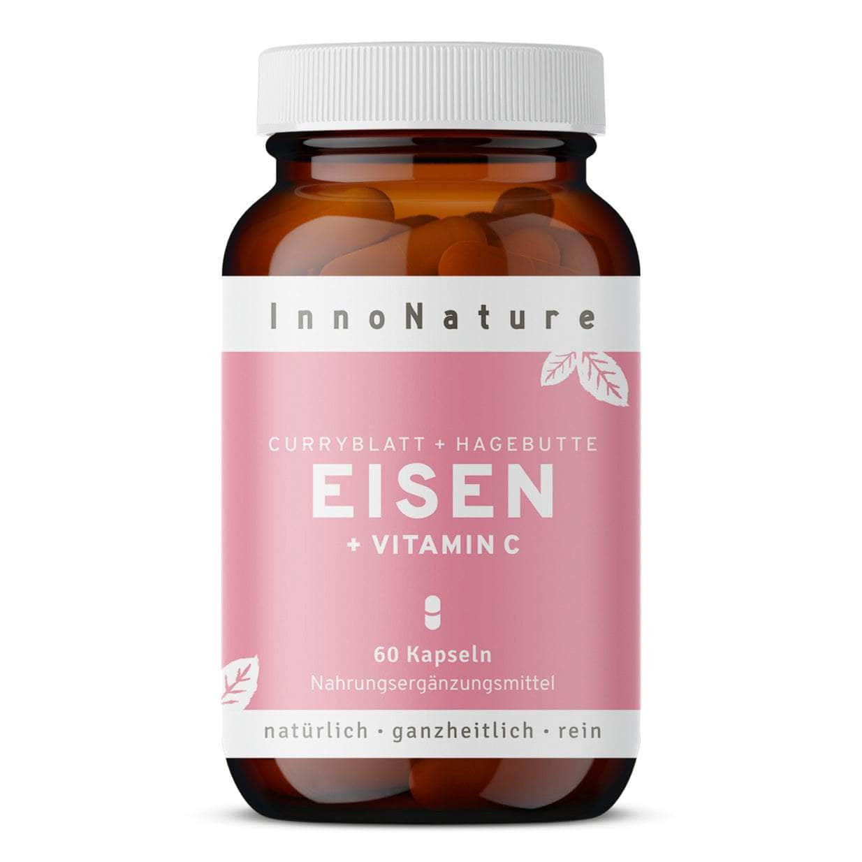 InnoNature Kapseln Eisen Kapseln (2-Monatsvorrat)