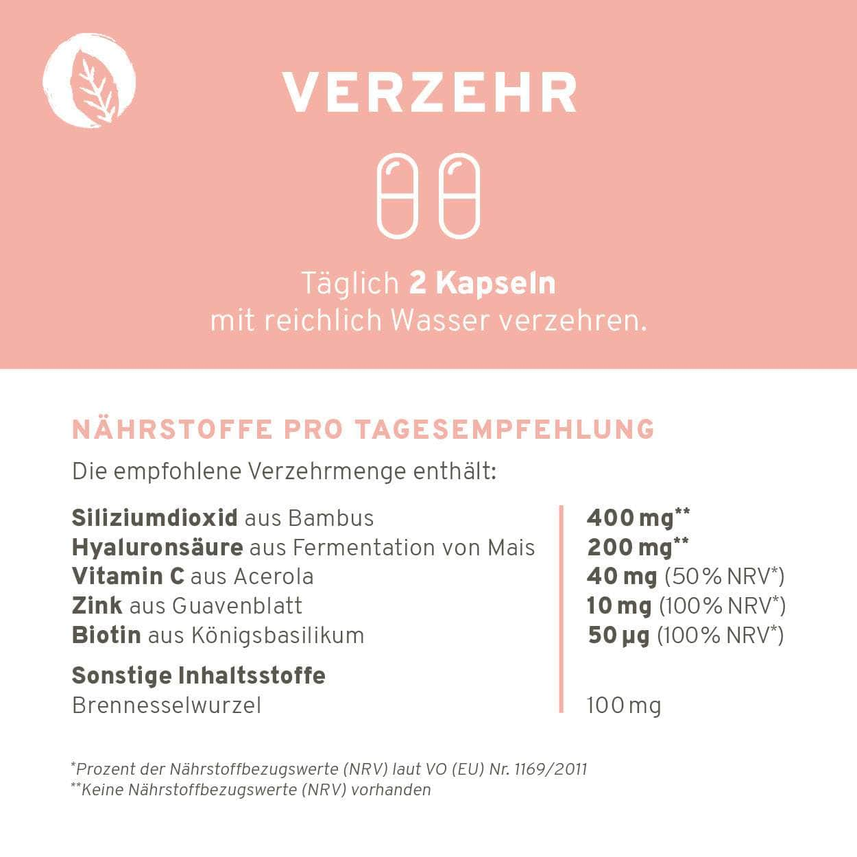 InnoNature Kapseln Haut-Haare-Nägel Kapseln