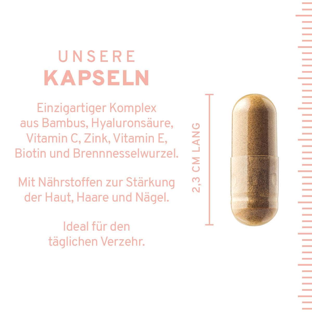 InnoNature Kapseln InnoRefill: Haut-Haare-Nägel Kapseln im Nachfüllbeutel