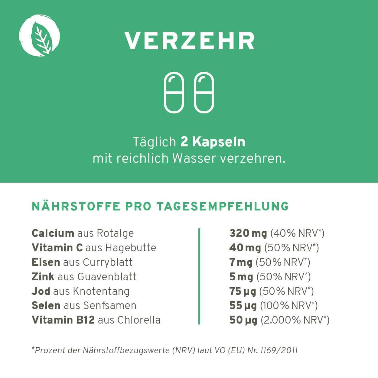 InnoNature Kapseln Vegan Komplex Kapseln
