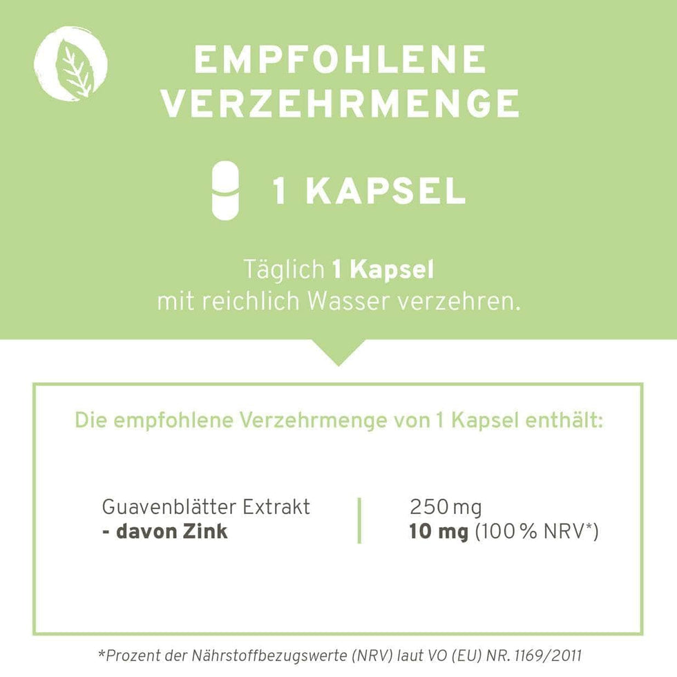 InnoNature Kapseln Zink Kapseln 1-Monatsvorrat