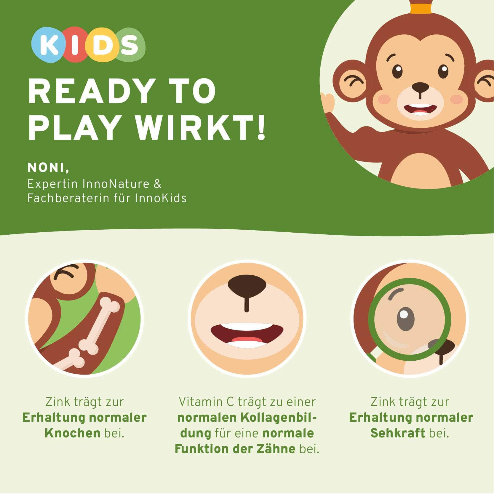 InnoNature Kids-Produkte 1x Monatsvorrat (50g) Ready to Play Kids Pulver 50g