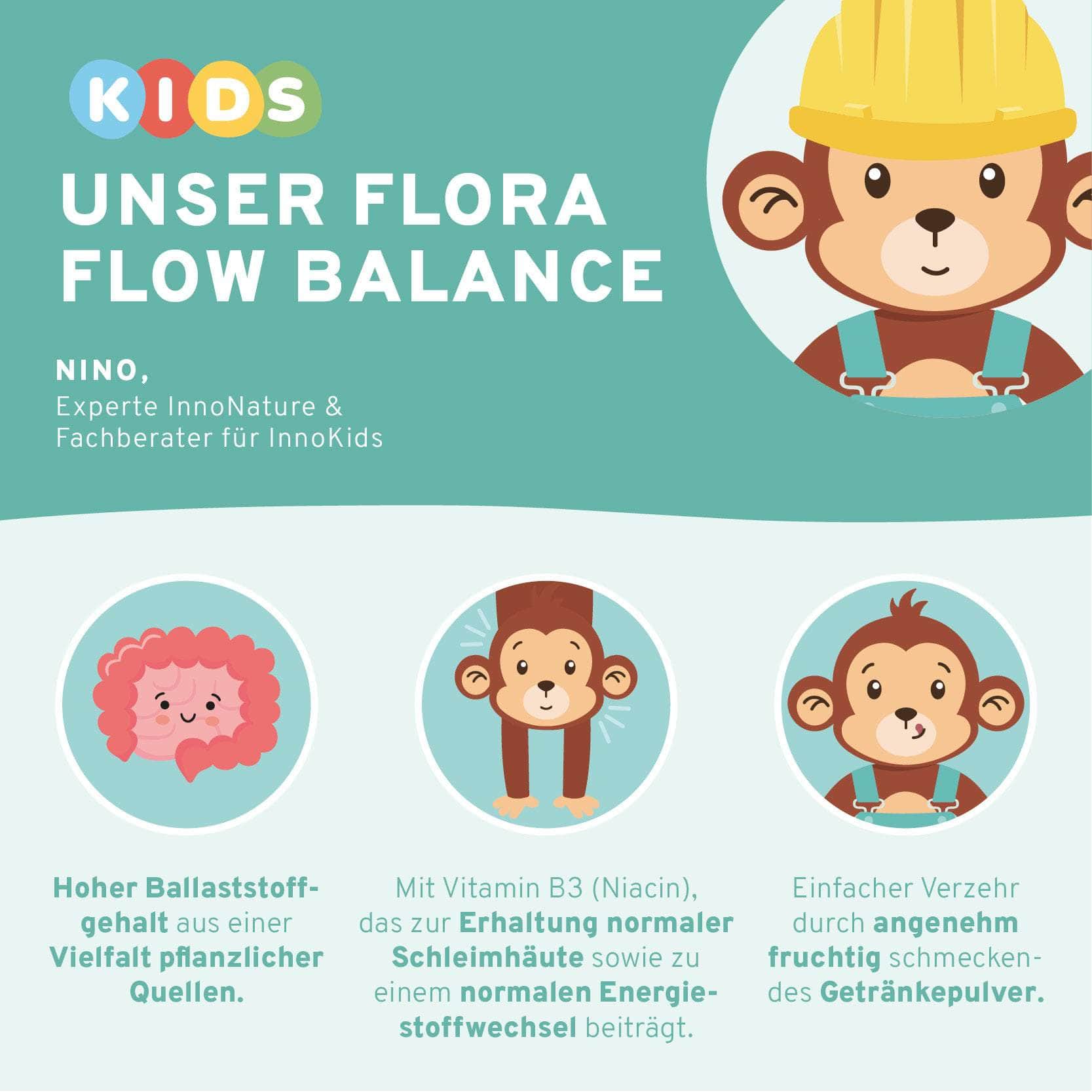 InnoNature Kids-Produkte FloraFlow Balance Kids Pulver 180g FloraFlow Balance Kids Pulver 180g
