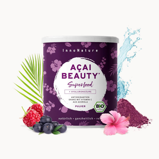  Açaí Beauty: Antioxidantienshake mit Vitamin C und Hyaluronsäure