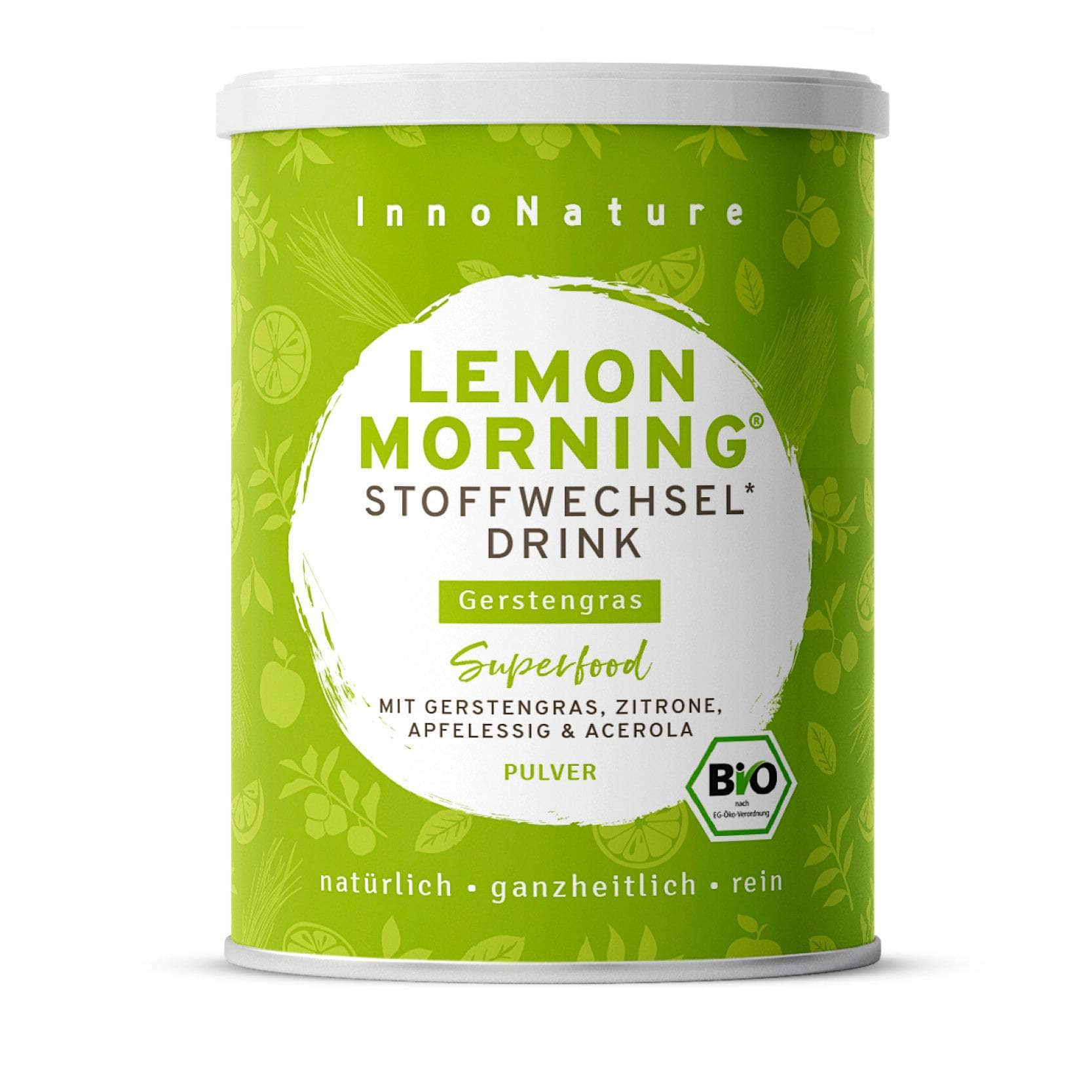 InnoNature Pulver 1x 150g Pulver Bio Lemon Morning - Gerstengras