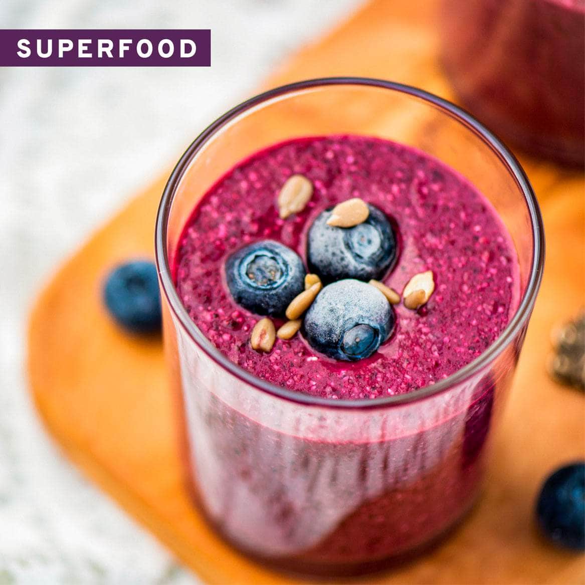InnoNature Pulver Açaí Beauty: Antioxidantienshake mit Hyaluronsäure