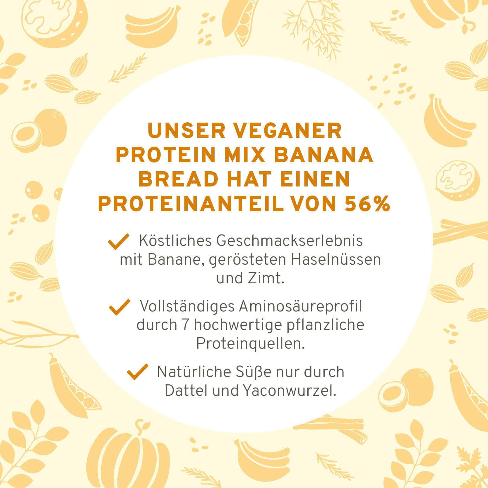 InnoNature Pulver Bio Veganer Protein Mix Banana Bread