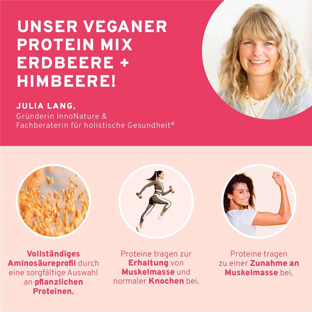 InnoNature Pulver Bio Veganer Protein Mix Superfood Shake