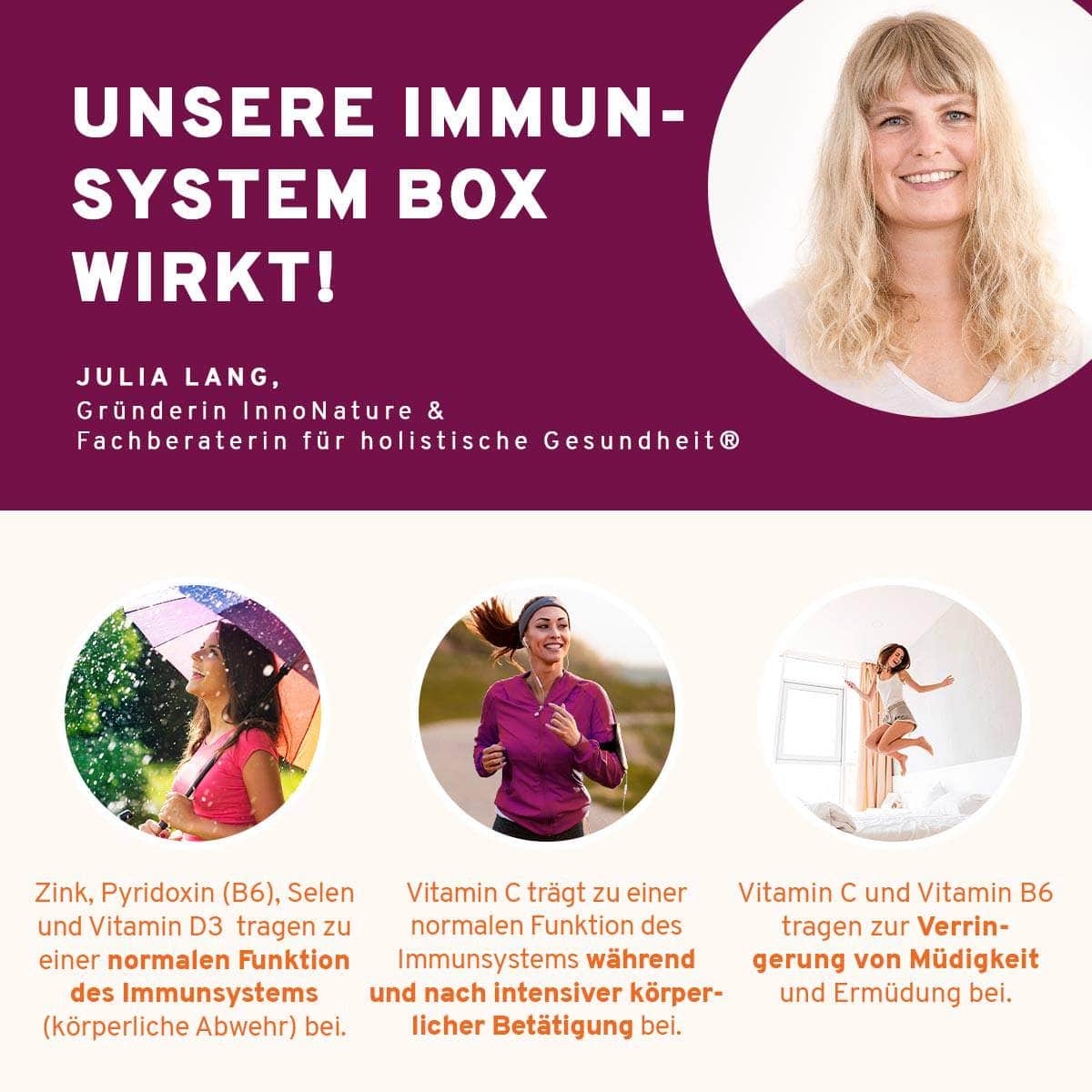 InnoNature Themen Box Immunsystem Box: Monatsvorrat für Dein Wohlbefinden