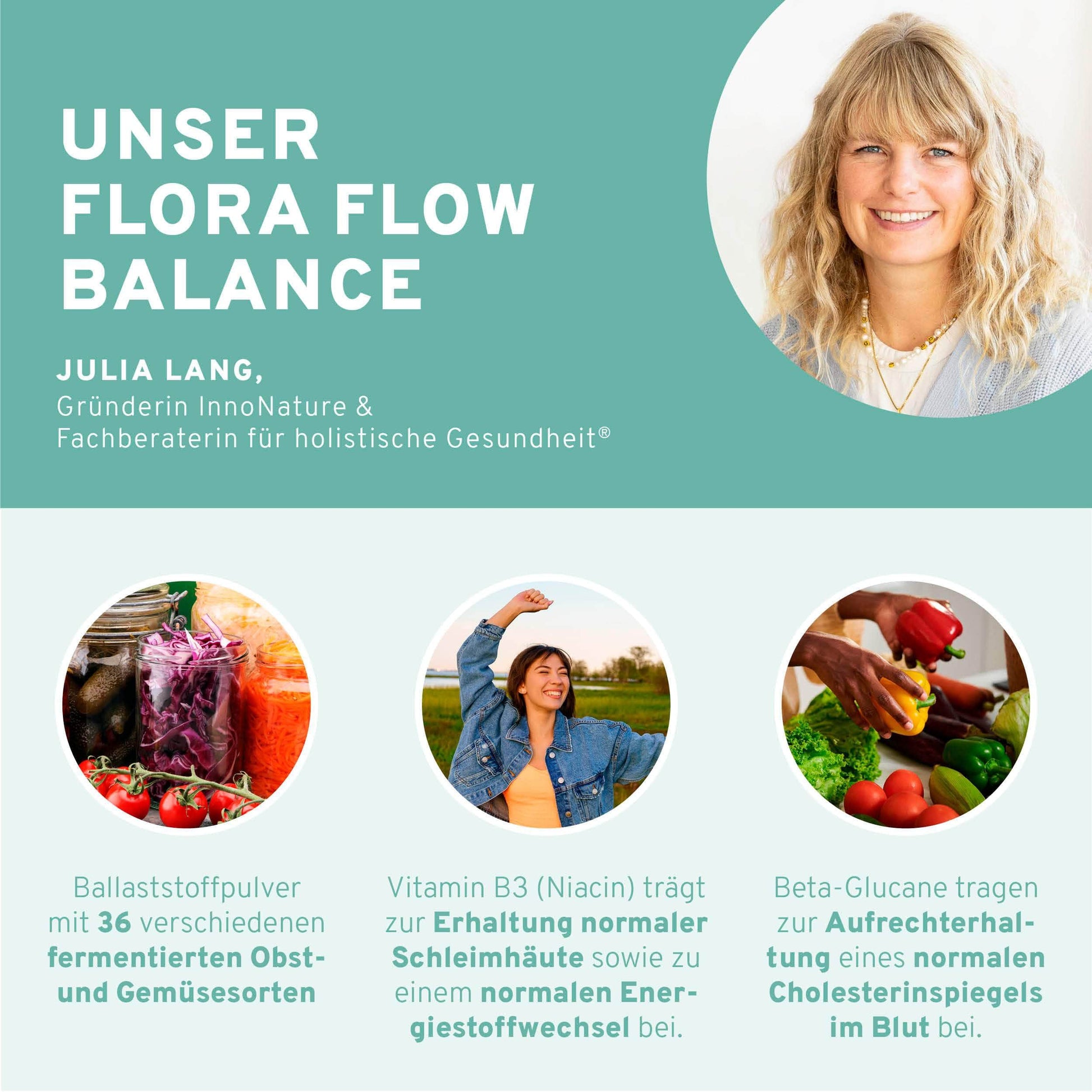 InnoNature Themenkomplex, Komplex Flora Flow Balance Adults FloraFlow Balance Adults Pulver 330g